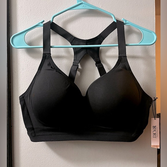 Victorias Secret Incredible Plunge Sports Bra | Black | NWT - Picture 2 of 6